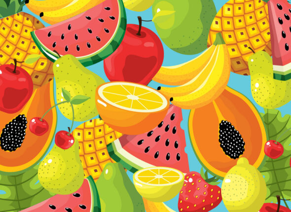 delicious-tropical-fruit-background-design-vector-17768591